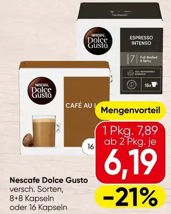 Spar Nescafe dolce gusto Angebot