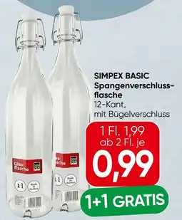 Spar Simpex basic spangenverschluss- flasche Angebot