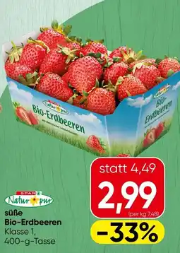 Spar Sube Bio-Erdbeeren Angebot