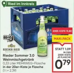 Maximarkt Rieder sommer 3.0 weinmischgetränk Angebot