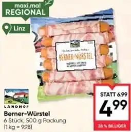 Maximarkt Berner-Würstel Angebot