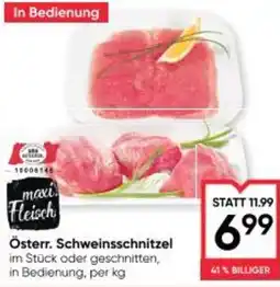 Maximarkt Österr. schweinsschnitzel Angebot
