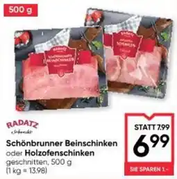 Maximarkt Schönbrunner Beinschinken oder Holzofenschinken Angebot