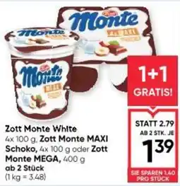 Maximarkt Zott Monte White Angebot