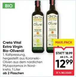 Maximarkt Creta vital extra virgin bio-olivenöl Angebot