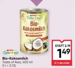 Maximarkt Bio- Kokosmilch Angebot