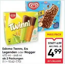 Maximarkt Eskimo twinni, eis legenden oder nogger Angebot