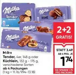 Maximarkt Milka tender oder küchlein Angebot