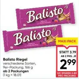 Maximarkt Balisto riegel Angebot