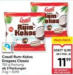 Maximarkt Casali Rum-Kokos Dragees Classic Angebot