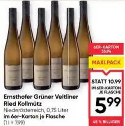 Maximarkt Ernsthofer grüner veltliner ried kollmütz Angebot