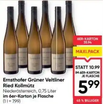 Maximarkt Ernsthofer grüner veltliner ried kollmütz Angebot