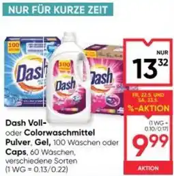 Maximarkt Dash Voll- oder Colorwaschmittel Pulver Gel Angebot