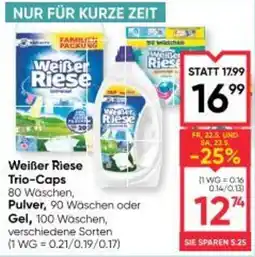 Maximarkt Weißer Riese Trio-Caps Angebot