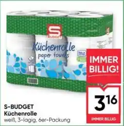 Maximarkt S BUDGET Küchenrolle Angebot