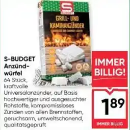 Maximarkt S-budget anzünd- würfel Angebot
