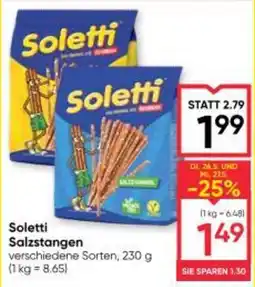 Maximarkt Soletti Salzstangen Angebot