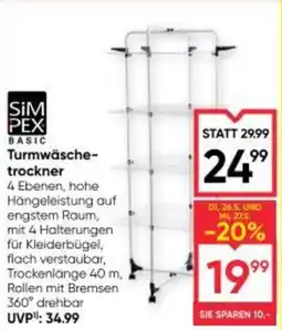 Maximarkt Turmwäsche- trockner Angebot