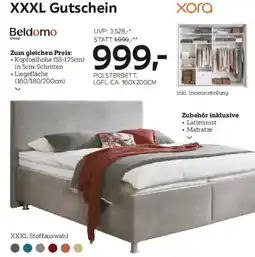 XXXLutz Beldomo sleep polsterbett Angebot