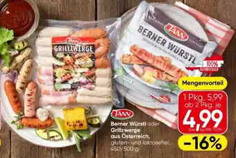 Berner Würstl oder Grillzwerge aus Österreich