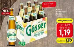Eurospar Gösser Soda Zitron Radler Angebot