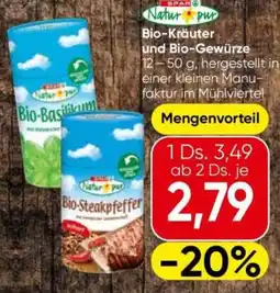 Eurospar Bio-Kräuter und Bio-Gewürze Angebot