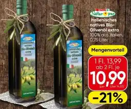 Eurospar Italienisches natives bio- olivenöl extra 100% aus italien Angebot