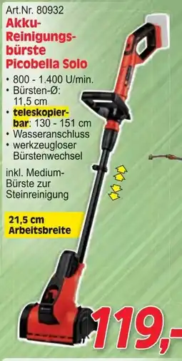 Zgonc Akku- reinigungs- bürste picobella solo Angebot