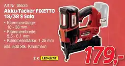 Zgonc Akku-tacker fixetto 18/38 s solo Angebot