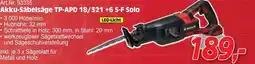 Zgonc Akku-Säbelsäge TP-APD 18/321 +6 S-F Solo Angebot