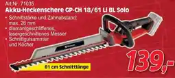 Zgonc Akku-heckenschere gp-ch 18/61 li bl solo Angebot