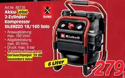 Zgonc Akku-leise- 2-zylinder- kompressor silenzzo 18/160 solo Angebot