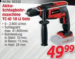 Zgonc Akku- schlagbohr- maschine tc-id 18 li solo Angebot