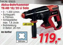 Zgonc Akku-Bohrhammer TE-HD 18/20 Li Solo Angebot