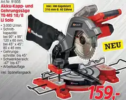 Zgonc Akku-kapp- und gehrungssäge te-ms 18/8 li solo Angebot