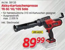 Zgonc Akku-kartuschenpresse te-sg 18/10s solo Angebot