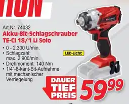 Zgonc Akku-bit-schlagschrauber te-ci 18/1 li solo Angebot