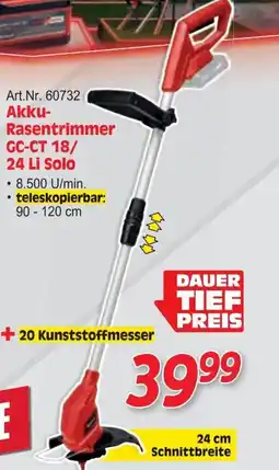 Zgonc Akku- rasentrimmer gc-ct 18/ 24 li solo Angebot