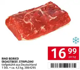 Transgourmet Rind beiried (roastbeef, striploin) Angebot