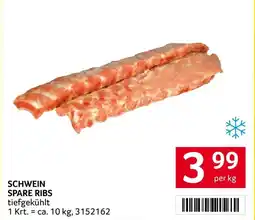 Transgourmet Schwein spare ribs Angebot