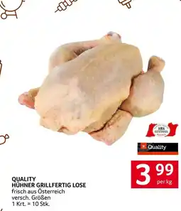 Transgourmet Quality hühner grillfertig lose Angebot