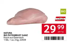Transgourmet Natura bio putenbrust ganz Angebot