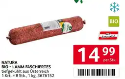 Transgourmet Natura bio lamm faschiertes Angebot