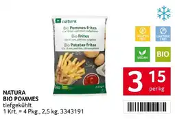 Transgourmet Natura bio pommes Angebot