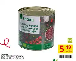 Transgourmet Natura bio rote kidneybohnen Angebot