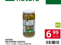 Transgourmet Natura bio kapern capotes Angebot
