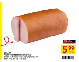 Transgourmet Quality frühstücksschinken 1/2 vac Angebot
