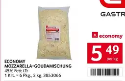Transgourmet Economy mozzarella-goudamischung Angebot