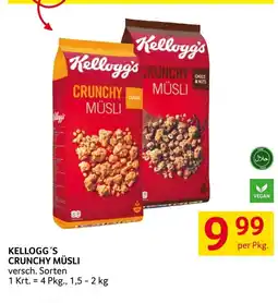 Transgourmet Kellogg's crunchy müsli Angebot