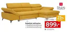 XXXLutz Ecksofa mit Stoffbezug Angebot